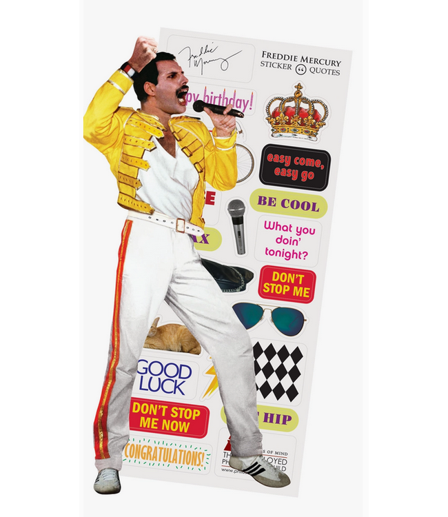 Freddie Mercury Quotable Notable Greeting Card