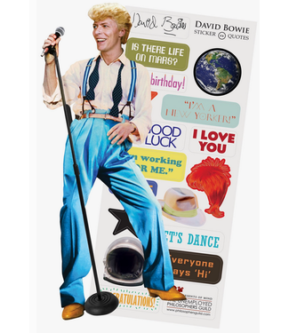 Unemployed Philosophers Guild David Bowie Quotable Greeting Card
