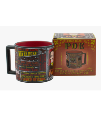 Unemployed Philosophers Guild Edgar Allan Poe Quotes Coffee Mug