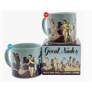 Unemployed Philosophers Guild Great Nudes of Art Heat-Changing Coffee Mug