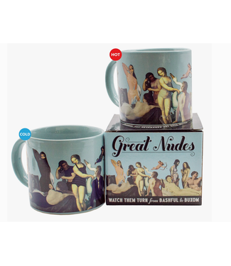 Unemployed Philosophers Guild Great Nudes of Art Heat-Changing Coffee Mug