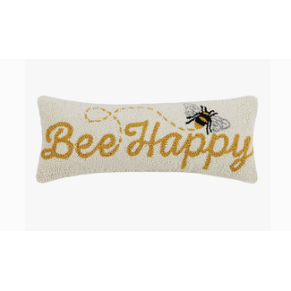 Peking Handicraft Bee Happy Hook Pillow