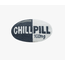 Peking Handicraft Chill Pill Dark Grey Hook Pillow