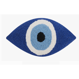 Peking Handicraft Evil Eye Shaped Hook Pillow