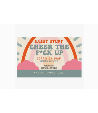Walton Wood Farm Cheer the F*ck Up Goat Milk Bar Soap 8.6oz