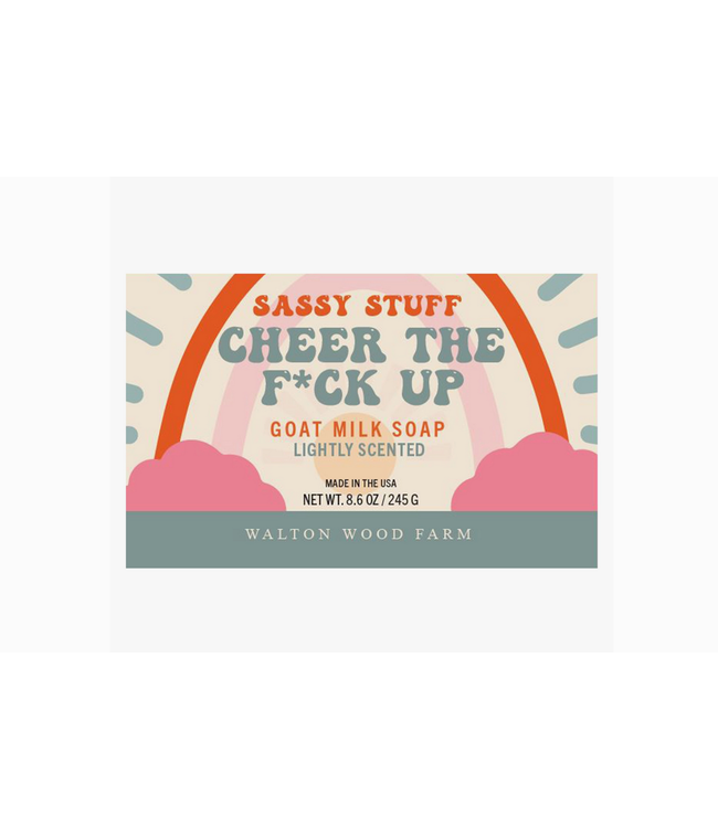 Cheer the F*ck Up Goat Milk Bar Soap 8.6oz