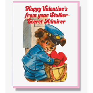 Smitten Kitten Valentine's Day from Stalker/Secret Admirer Card