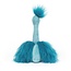 Fou Fou Peacock Plush: Feathered and Fabulous, Ready to Strut into Your Heart!