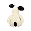 Bashful Black & Cream Puppy Original Medium: Classic Cuddly Companion