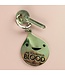 I Heart Guts Blood Drop Enamel Keychain