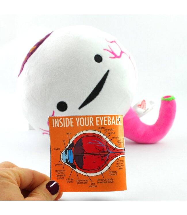 Brown Iris Eyeball Plush