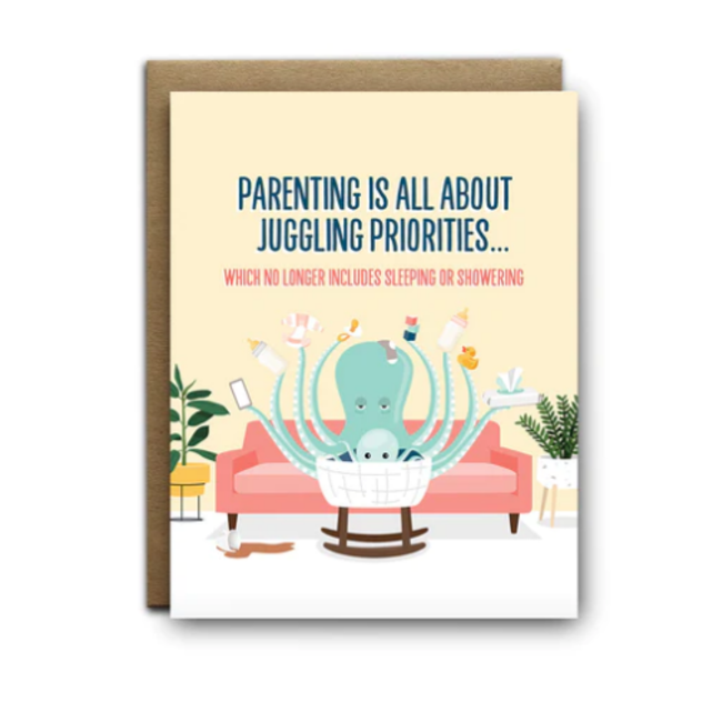 Juggling Priorities - card
