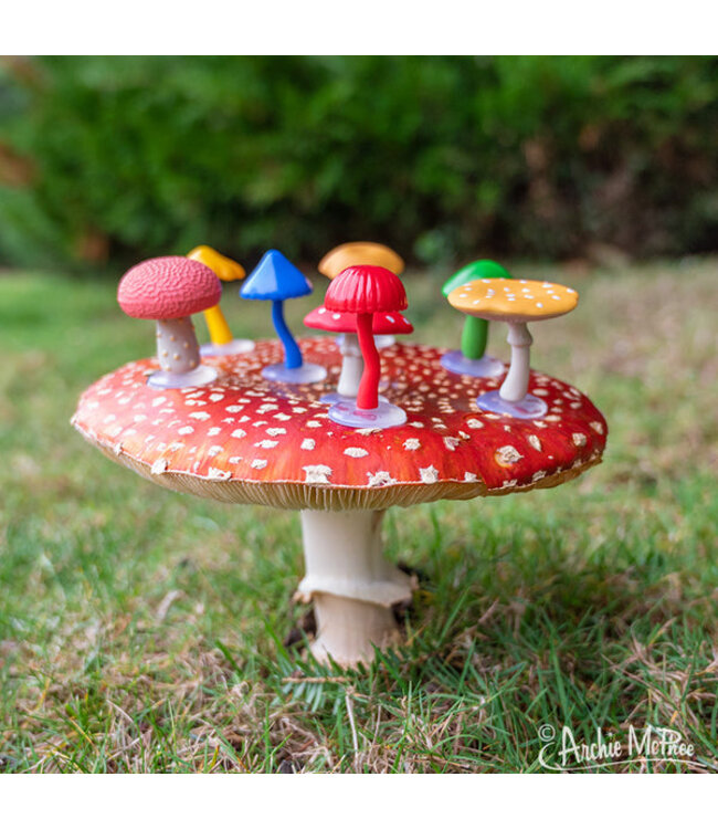 Itty Bitty Mushrooms - Bag of 12: Miniature Fungi Collection