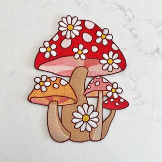 Wildflower Co. Mushroom and Daisy Cluster Patch