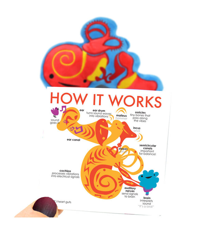 I Heart Guts: Inner Ear Plush - A Cute and Cuddly Anatomy Lesson!