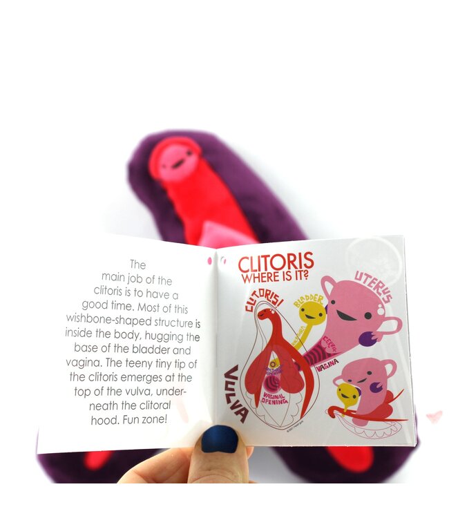 I Heart Guts Enjoy Your Clitoris Plushie