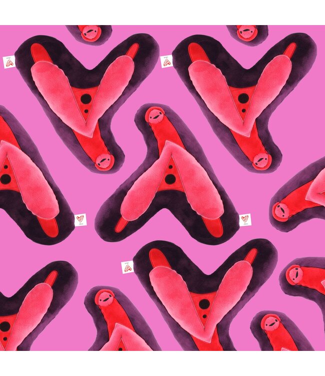 I Heart Guts Enjoy Your Clitoris Plushie