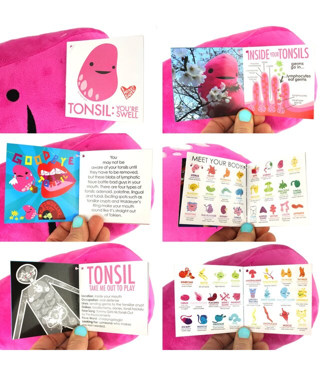 I Heart Guts Tonsil You're Swell Plush