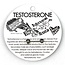 I Heart Guts Testosterone Art Enamel Pin- Game of Hormones