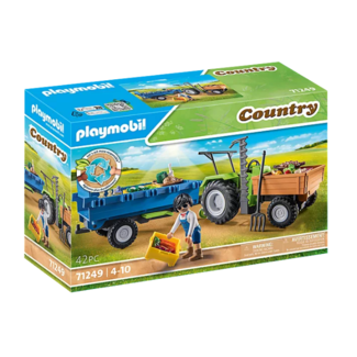 Playmobil Canada Harvester Tractor with Trailer