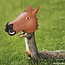 Squirrel Feeder - Horse Head: Whimsical Outdoor Decor