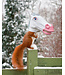 Squirrel Feeder - Unicorn Head: Whimsical Outdoor Décor