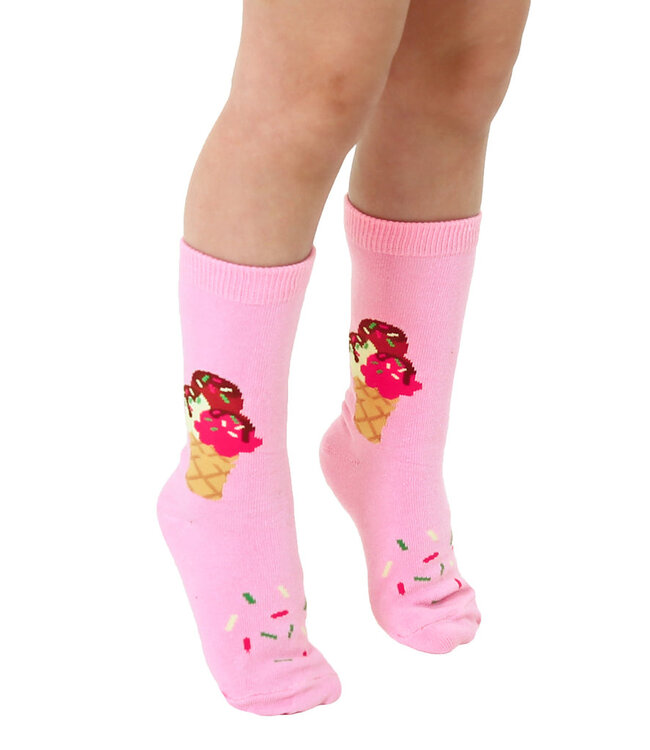 3D Ice Cream Kids Socks