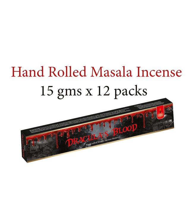 Soul Sticks Dracula's Blood 12 Pack Natural Incense Sticks