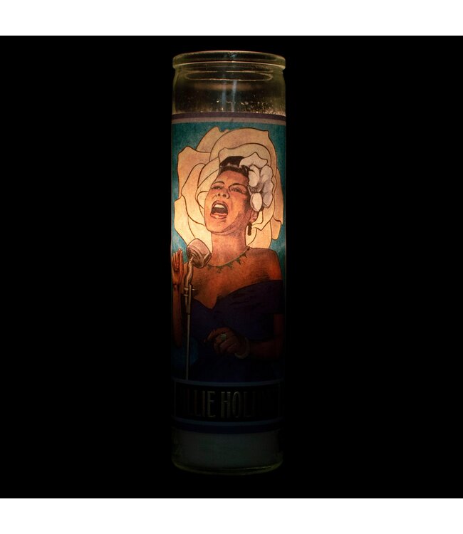 Billie Holiday Secular Saint Candle