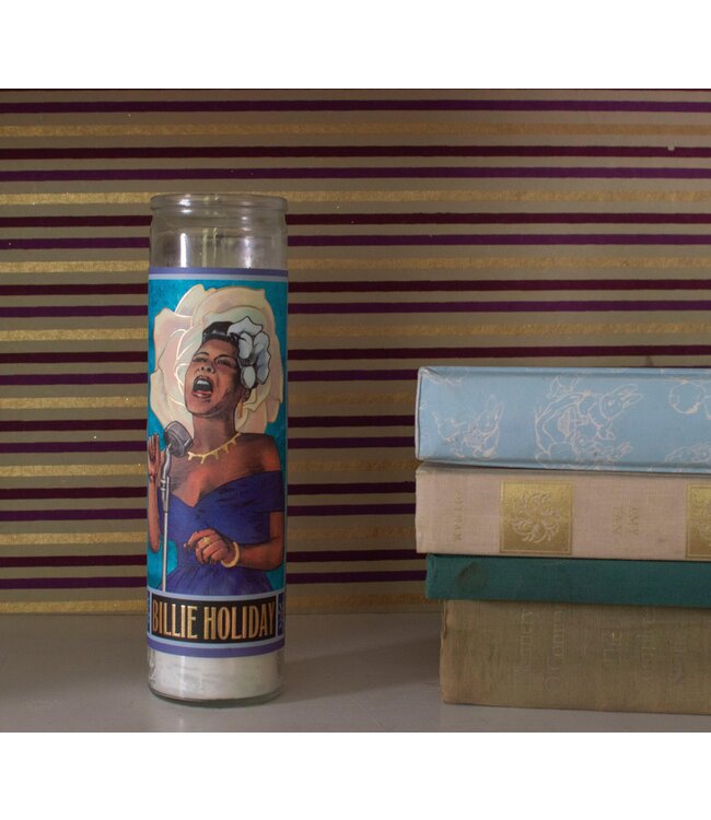 Billie Holiday Secular Saint Candle