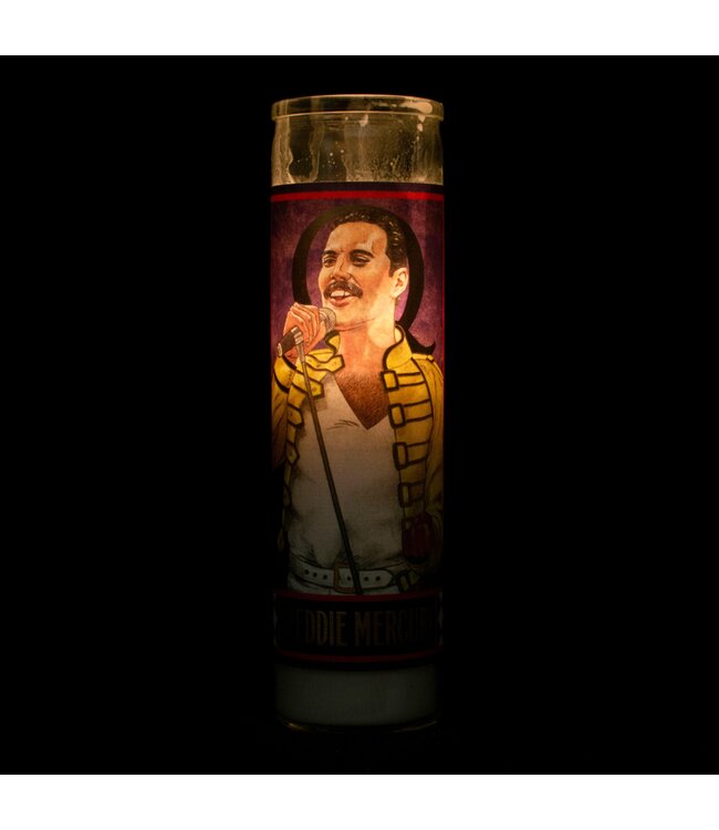 Freddie Mercury Secular Saint Candle
