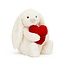 JellyCat Inc. Bashful Red Love Heart Bunny Little: Adorable Affection in Petite Plush