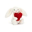 Bashful Red Love Heart Bunny Medium: Heartfelt Hugs in Plush Form