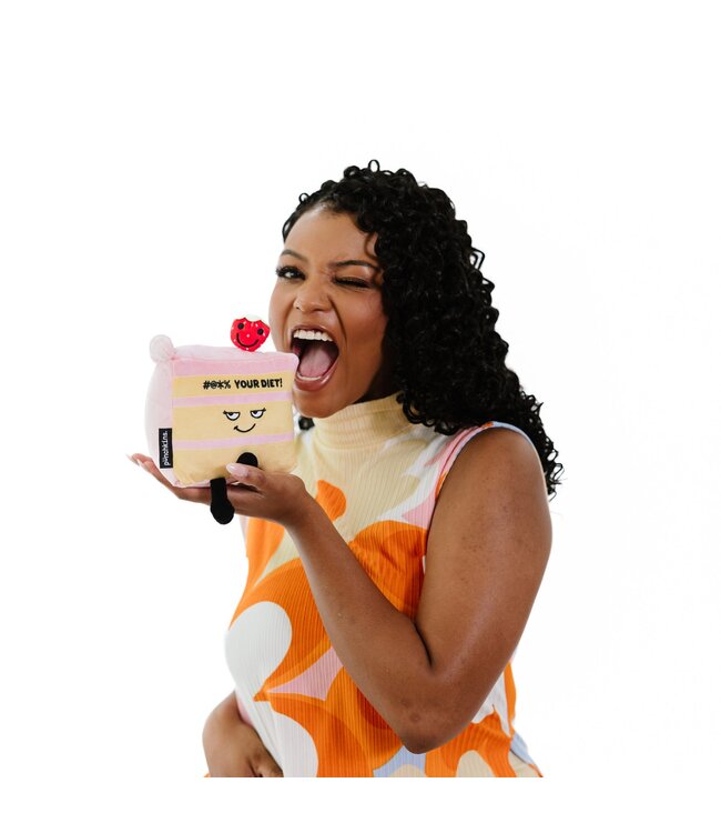 Punchkins- #@*% Your Diet!" Plush Cake Slice