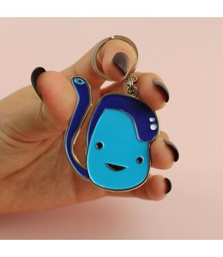 I Heart Guts Testicle Keychain - Having a Ball
