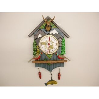 Enesco Allen Designs-  Mountain Time Clock