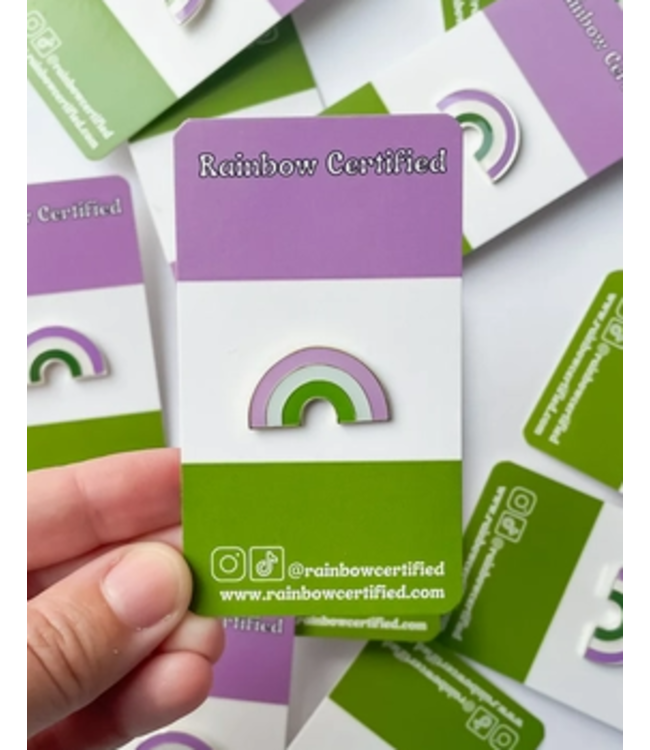 Gender Queer Flag Pin