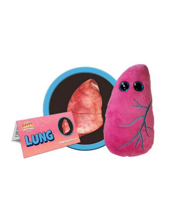 The Big Wheeze: Giant Microbes Lung Plush