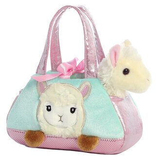 Aurora Peek-A-Boo Llama 7"- Purse with Palm Pal