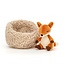 Hibernating Fox Plush: Snuggly and Soft Forest Friend