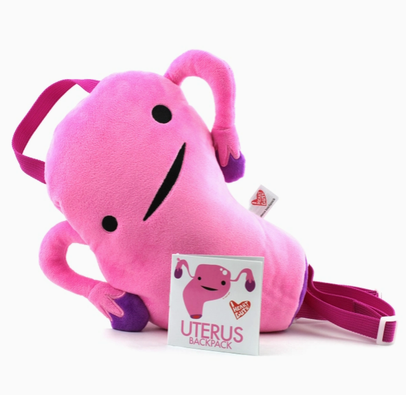 I Heart Guts Uterus Plushie Backpack