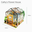 Miniature House DIY Kit: Cathy's Flower House