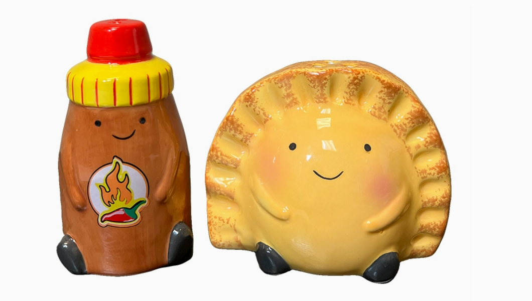 Empanada & Hot Sauce Shakers