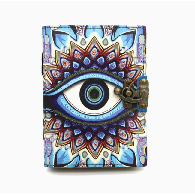 Azure Eye Leather Journal/Spell Book