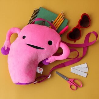 I Heart Guts Uterus Plushie Backpack