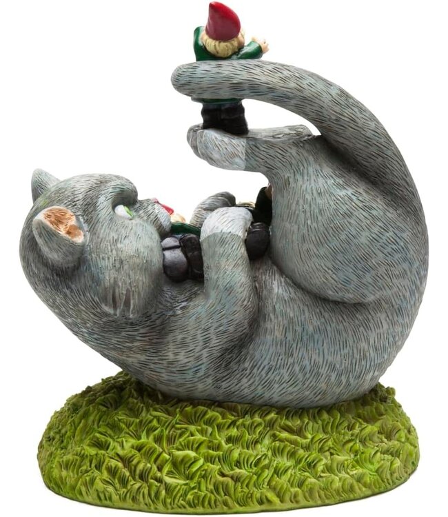 Big Mouth - Cat Attack Garden Gnome