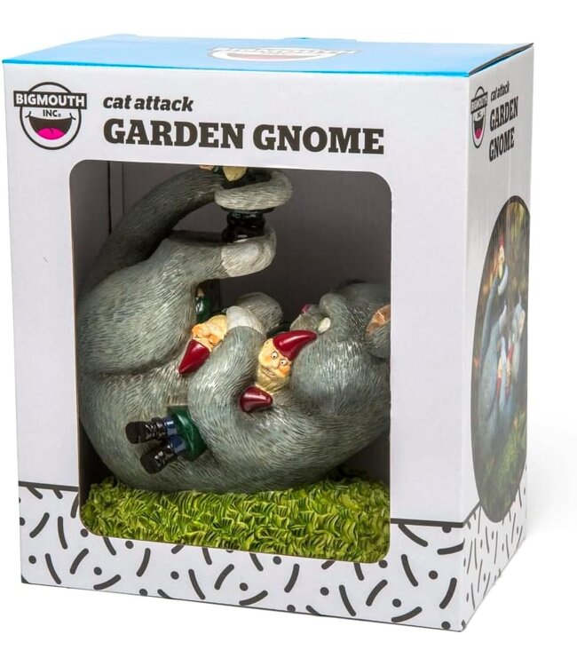 Big Mouth - Cat Attack Garden Gnome