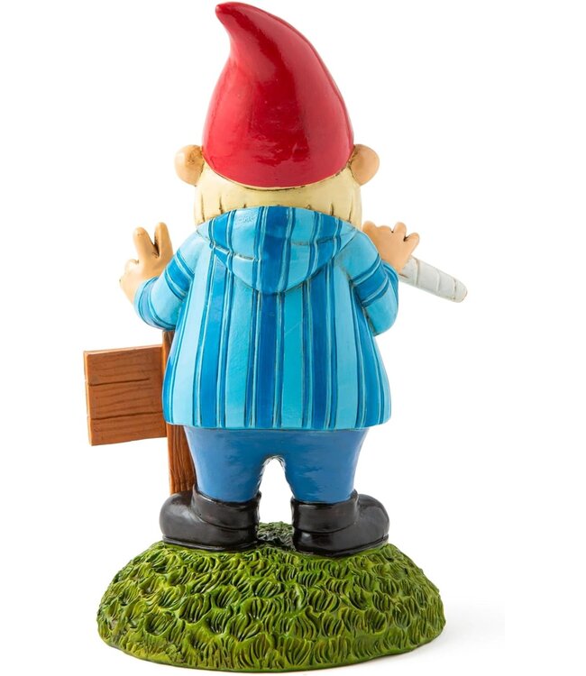 Stay Off The Grass Garden Gnome: Whimsical Guardian