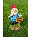 Stay Off The Grass Garden Gnome: Whimsical Guardian