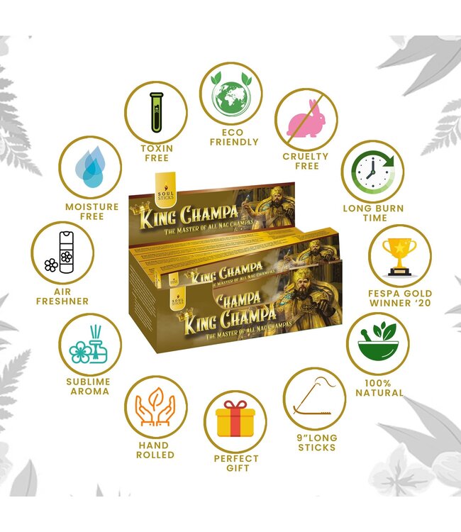Soul Sticks King Champa Natural Insence Sticks 15gr.